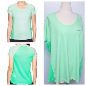 Nike performance dry fit running short sleeve top